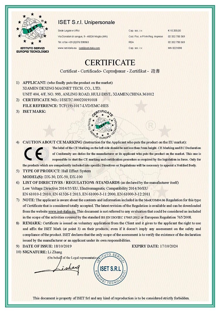 CE-Hall Effect System CE-Hall Effect System