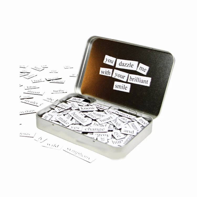 Magnetic poetry 4