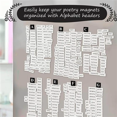 Magnetic Fridge Letters